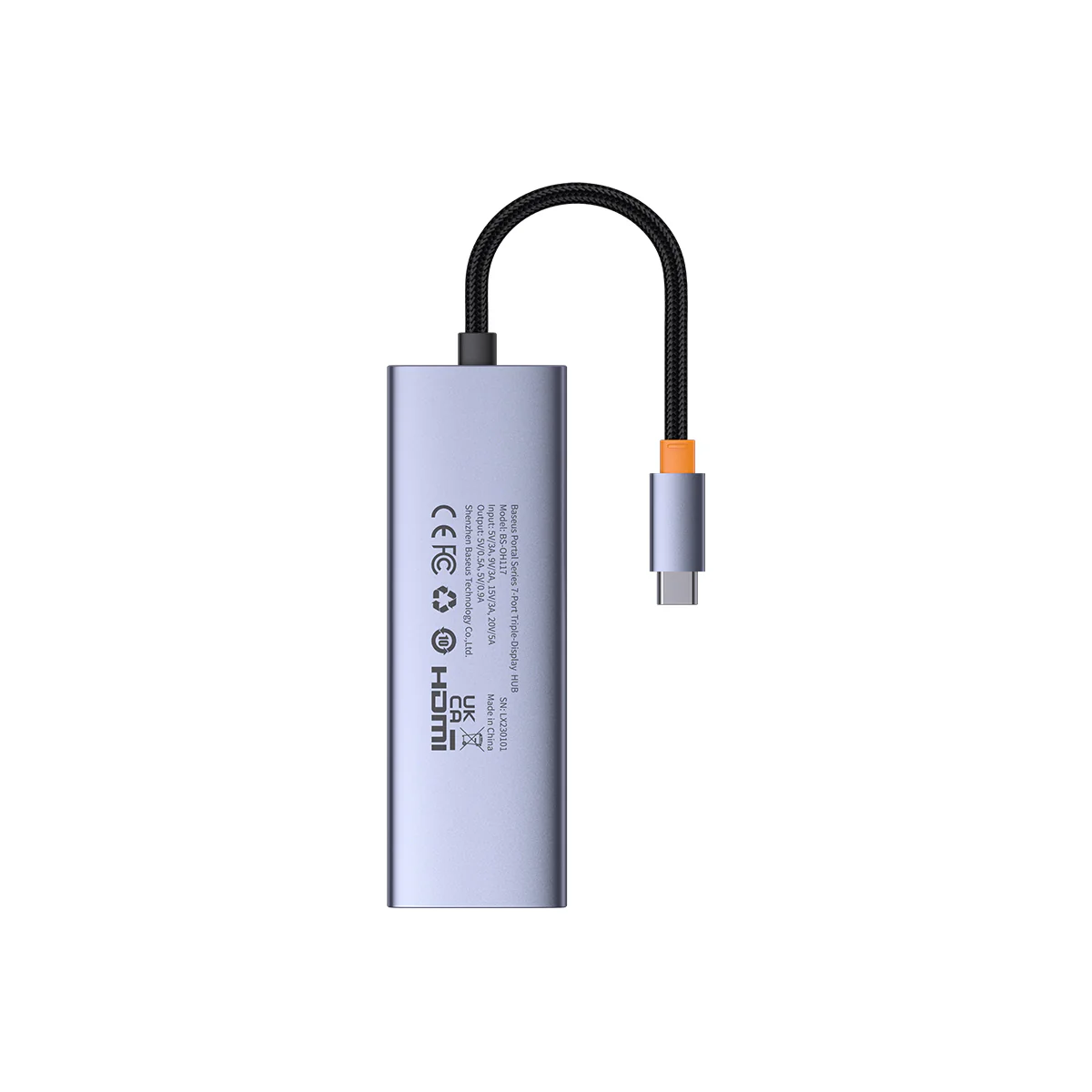 Baseus 7 in 1 Triple-Display Hub - Image 4
