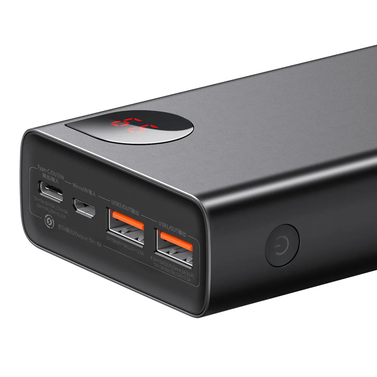 Baseus Adaman Metal Digital Display Power Bank 65W 20000mAh - Image 5