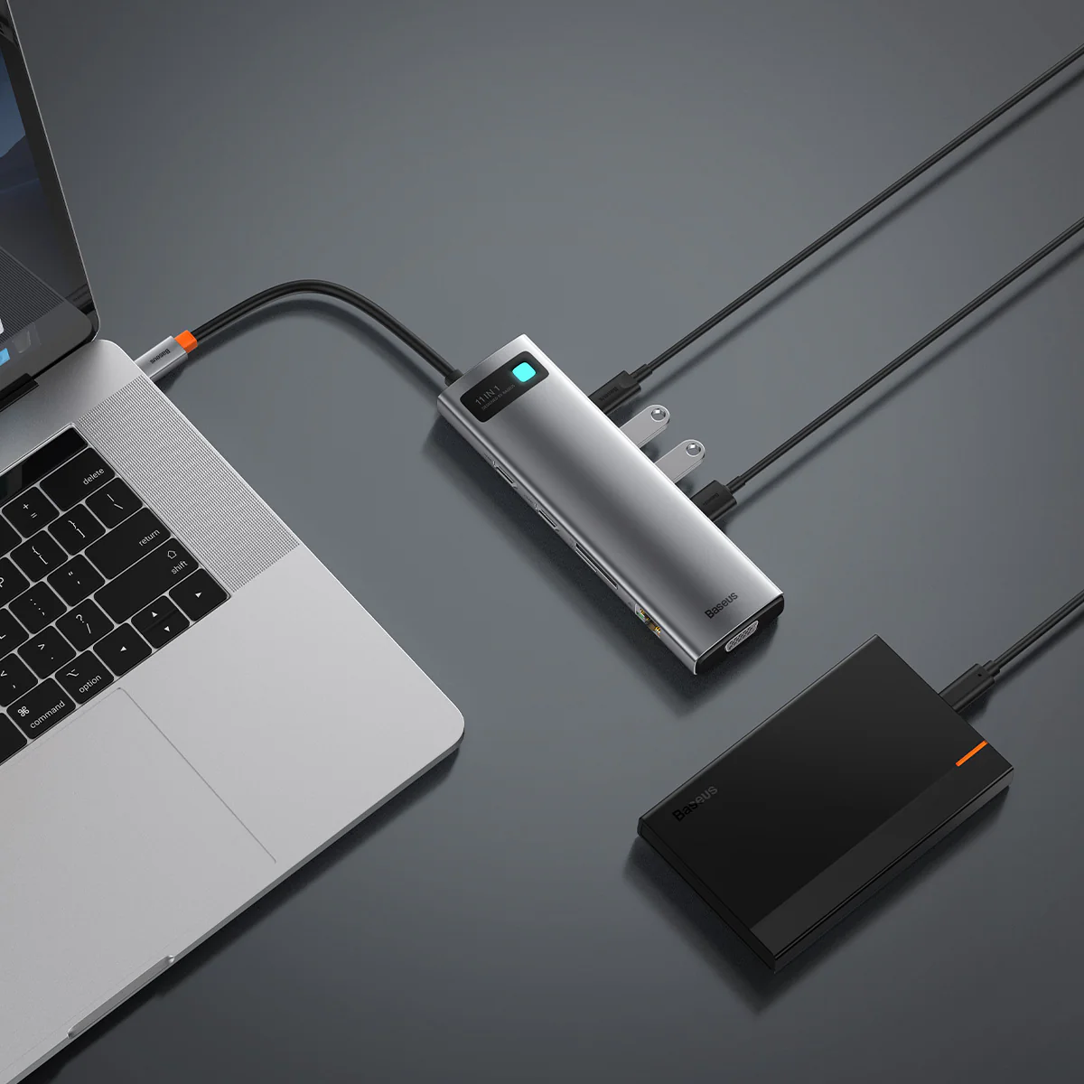 Baseus Joystar 11 in 1 USB-C Hub - Image 7