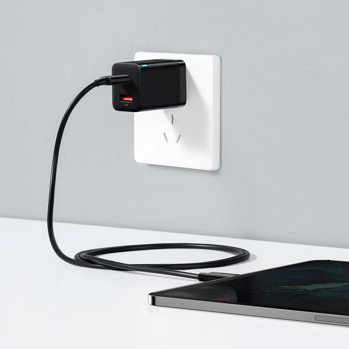Baseus Super Si Pro Dual Port Fast Charger 30W - Image 8
